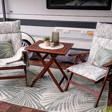 شقة Naturecity Adventure In Camper - Also In Winter With Heating - Ruhe, Garten, Haengematte, Heizung, Aircooler, Kaffeemaschiene, Grosses Bett, Kostenlose Fahrraeder, Outdoordusche, 25 Min Zum Alexanderplatz Und Fernsehturm